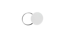 Oprawa Plafon Nymphea Black i White Rings 18W WW 230V 115st IP54 FI250x52 Biały/Czarny Okrągła-57498