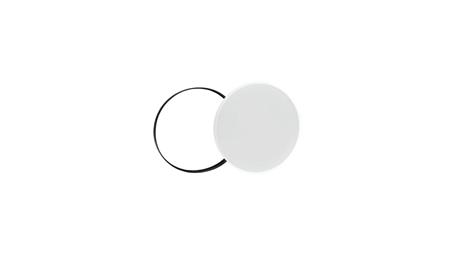 Oprawa Plafon Nymphea Black i White Rings 32W WW 230V 115st IP54 FI380x55 Biały/Czarny Okrągła-58152