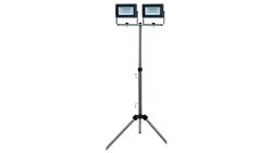 Naświetlacz FLARE 2x50W LED 8500lm 6500K, IP65 2,5m przewód gumowy, na statywie 0,8-1,22m / 47011-53016