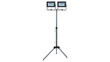Naświetlacz FLARE 2x50W LED 8500lm 6500K, IP65 2,5m przewód gumowy, na statywie 0,8-1,22m / 47011-53016