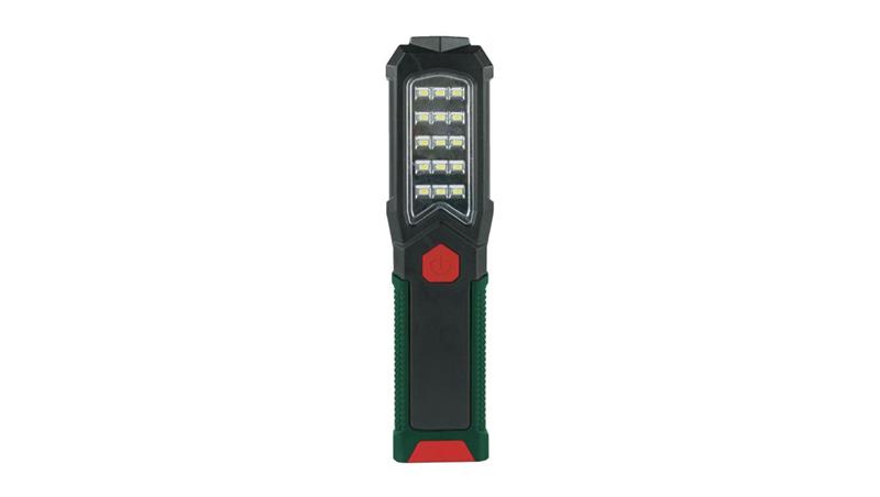 Naświetlacz akumulatorowy LED 400lm, 6500K, 1800MAh, 3 tryby + magnes, ziel-czar / 47109-52799