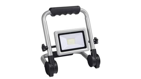 Oprawa przenośna Flexi 30W LED, składany stojak, 2400lm, 4000K, 1,5m guma, srebrna / 47993-52798