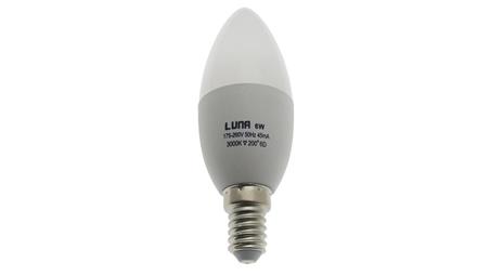 Lampa żarówka LED C37 świeczka 6W E14 230V-47601