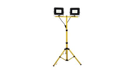 Naświetlacz 2x20W LED 3600lm, 4000K, IP65 1,5m przewód gumowy, na statywie / 47009-53017