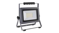 Naświetlacz FLARE 70W LED 5950lm 6500K, IP65, przewód gumowy 1,5m srebrna / 47010-52807