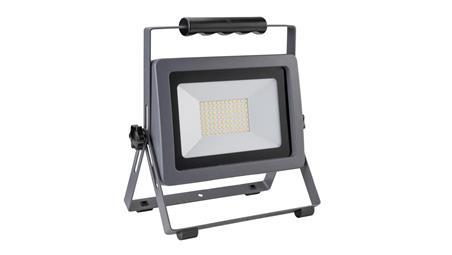 Naświetlacz FLARE 70W LED 5950lm 6500K, IP65, przewód gumowy 1,5m srebrna / 47010-52807