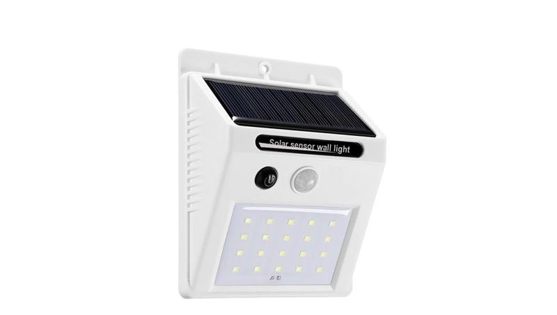 Naścienna lampka SOLAR 3W LED, 200lm, czujnik ruchu 3m, 90-120st/czujnik zmierzchu, biała / 46801-54728 Naścienna lampka SOLAR 3W LED, 200lm, czujnik ruchu 3m, 90-120st/czujnik zmierzchu, biała / 46801-54728