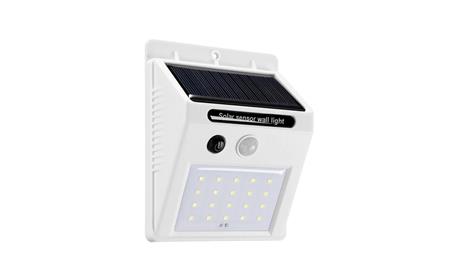 Naścienna lampka SOLAR 3W LED, 200lm, czujnik ruchu 3m, 90-120st/czujnik zmierzchu, biała / 46801-54728
