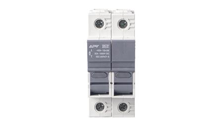 PODSTAWA BEZPIECZNIKOWA ROZŁĄCZNIK DC 10x38 1000V APV-SPB-2P-1713