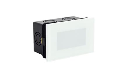 Oprawa do zabudowy Mur Glass MG01, LED 2,5W, 4000K, kolor biały, 0438621-52980