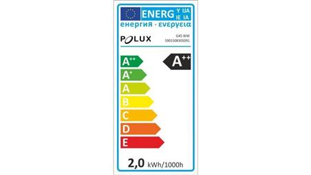 Żarówka LED E27 G45 2W = 23W 230lm 3000K Ciepła 280 Filament GOLDLUX-48474
