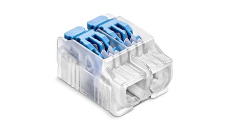 IDEALNA Szybkozłączka SCL2 B10 z dźwignią do linek i drutów 2-torowa 4mm2 32A 450V 88001303 /10 szt./-80626