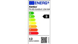 Świetlówka LED T8 G13 1212mm GLASSv5 12W-NW 2220lm 4000K barwa neutralna 4 lata Gwar. 33216-46420