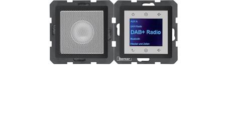 Radio Touch DAB+ Bluetooth z głośnikiem antracyt aksamit 30806086-42021