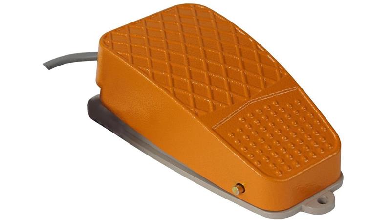 WŁĄCZNIK NOŻNY PEDAŁ PRZYCISK 10A Z KABLEM 2M ORANGE PM1-2M ORANGE-18451