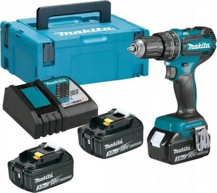 Zestaw Wiertarko wkrętarka 18V 3x3Ah MAKITA DHP485RF3J