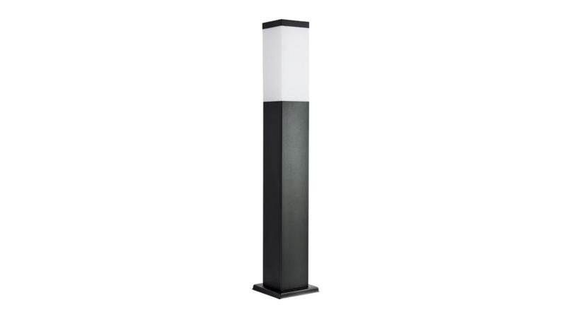 Lampa stojąca słupek ogrodowy Inox Kwadratowa Black SS802-650 BL SU-MA-51845