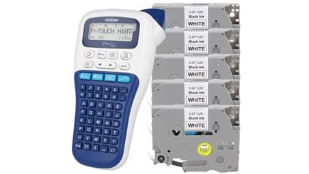 Drukarka etykiet Brother PT-H107B + 5 x zamiennik taśmy TZE-231-80785