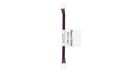 LED line złączka do taśm LED CLICK CONNECTOR podwójna 10 mm 4 PIN z przewodem-58559