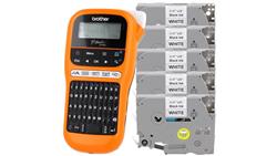 Drukarka etykiet Brother PT-E110 + 5 x zamiennik taśmy TZE-231-80779