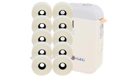 Drukarka GiG GG-AT110HW + 10 x taśma do GiG WT110 HW-80788