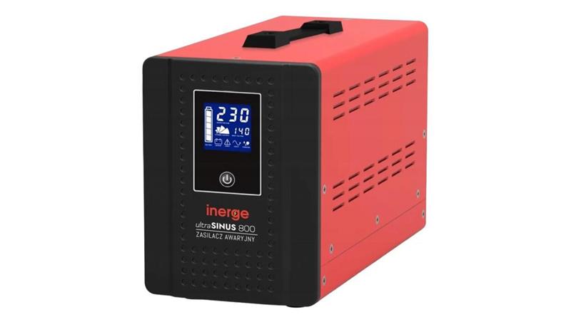 Zasilacz awaryjny ultraSinus 800 T (800VA/480W) 12V/230V EPS-12-800-T2 INERGE-5141