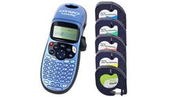 Drukarka etykiet DYMO LetraTag LT-100H + 5 kolorowych taśm w zestawie-80791