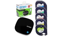 Drukarka etykiet DYMO LetraTag LT 200B + 5 kolorowych taśm w zestawie-80792