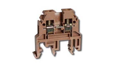 Złączka śrubowa RSA 4 A - Brązowa-65202