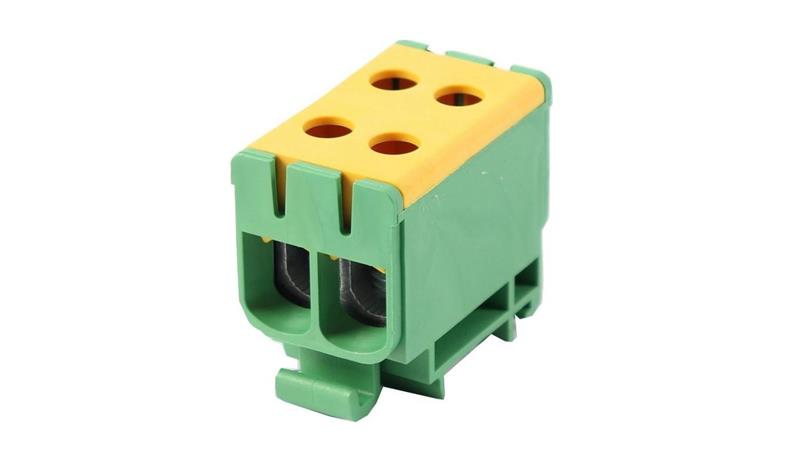 Złączka uniwersalna (Al/Cu) ETB 50/1x2 - żółto-zielona-65052