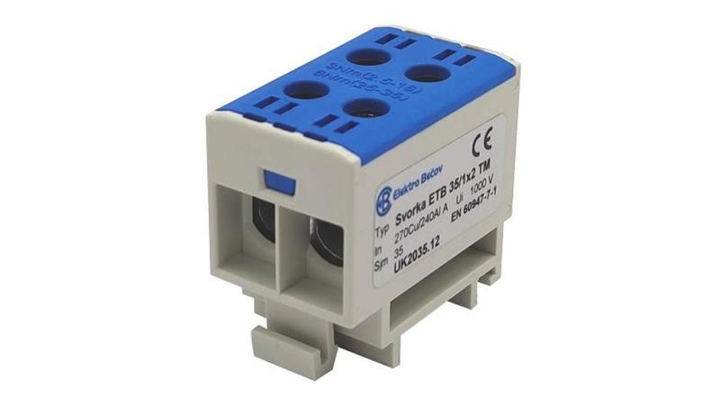 Złączka uniwersalna (Al/Cu) ETB 35/1x2 - Niebieska-65057