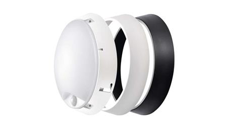 Oprawa LED ZURI okrągła 14W PIR IP54 neutralna biel biała/czarna EMOS ZM3231-53762