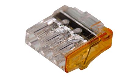 Szybkozłączka samozaciskowa uniwersalna bezgwintowa 3 x 2,5mm2 / 24562 / 5szt.-80712