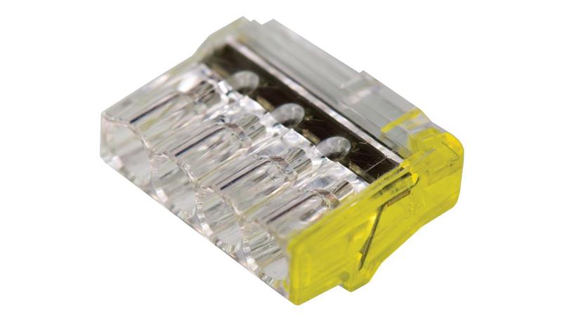 Szybkozłączka samozaciskowa bezgwint., 4x2,5mm2 24563 /5szt./-80714