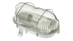 Oprawa kanałowa OWAL 100 E27 z siatką metalową, klosz z poliwęglanu IP44 D.3152P-50491