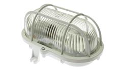 Oprawa kanałowa OWAL 100 E27 z siatką plastikową, klosz z poliwęglanu IP44 D.3155P-50495