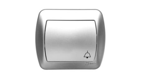 SIMON AKORD WŁĄCZNIK DZWONEK SREBRNY-55834