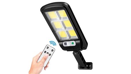 Lampa solarna LED SUNARI FLS-01 6*COB PIR 10W 800lm 6000K 2400mAh Li-Ion + pilot Forever Light RTV100322-54777