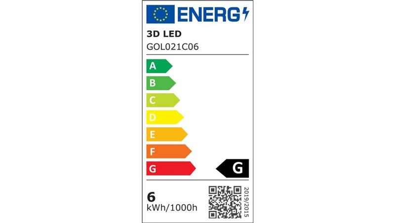 Żarówka LED 6W E27 Świeczka 480lm Ciepła 3000K / GOL021C06-48484