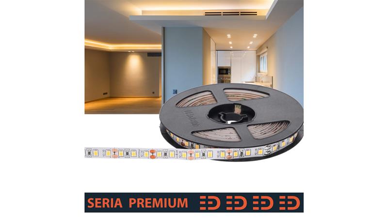 Taśma Premium 12V 120led 3000K 1000lm SMD2835 (100) PL3Y-59210
