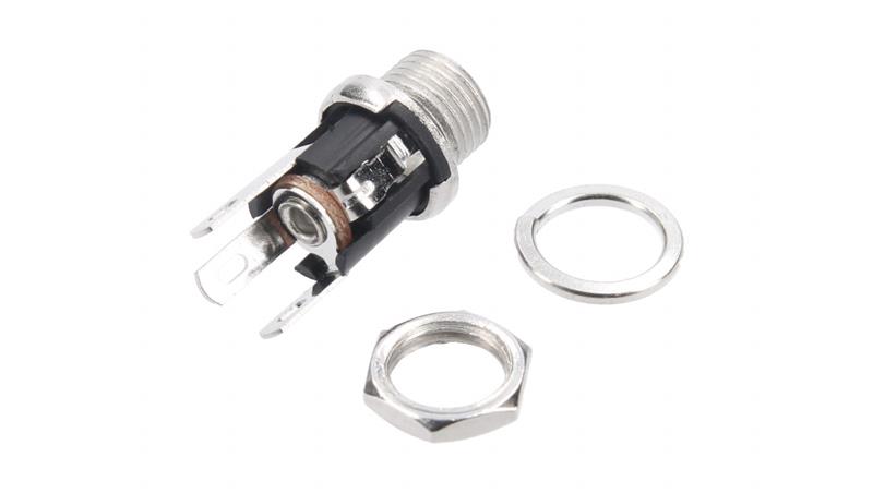 Gniazdo DC 5.5x2.1 do obudowy metalowe-55243