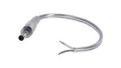 Wtyk DC 5.5x2.1 przewód przeźroczysty 15cm 18awg-55245