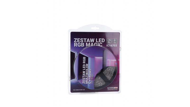 Zestaw led RGB Magic 36W 150led 14key IP63 blister-59235