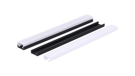 Profil led PCV Line Slim Extra 16x12 2m czarny ML-55846