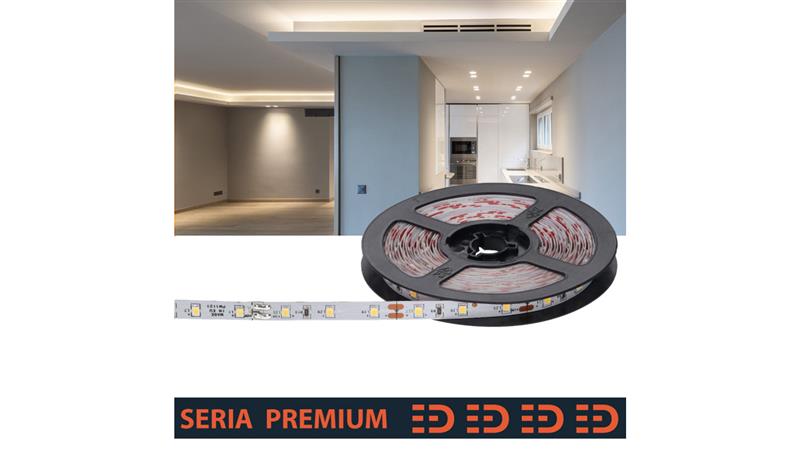 Taśma Premium 12V 60led 4000K SMD2835 Ra90 (100)-59221 Taśma Premium 12V 60led 4000K SMD2835 Ra90 (100)-59221