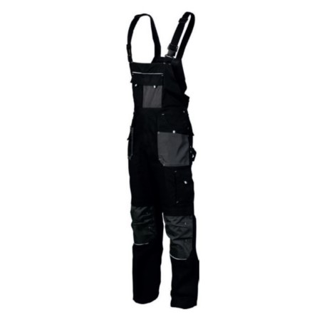 Spodnie ogrodniczki BASIC LINE czarne XL