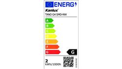 Żarówka LED G4 TANO G4 SMD-NW 105lm 4000K barwa neutralna 14937-48971