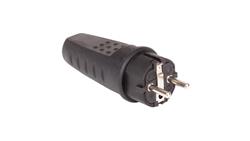 Wtyczka gumowa 2P+Z IP44 250V~ 16 A 3680W prosta / 24016-28982