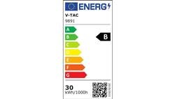 Projektor LED 30W 5550lm 6500K Dioda SAMSUNG 185LM/W IP65 Czarny 5 Lat Gwarancji 9891-52325