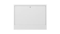 Szafka natynkowa ORN-4 do montażu rozdzielacza hydraulicznego na 10 obwodów grzewczych 760x121x580mm biała-75114